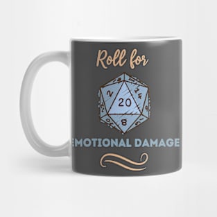 Roll for Emotional Damage Mug